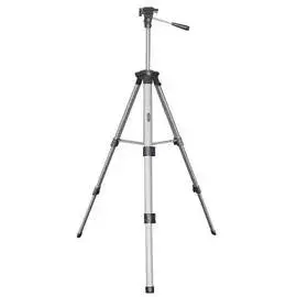 Foto vom STANLEY 1-77-201 Fotostativ aufrecht im Vorderansicht, weißer Hintergrund.