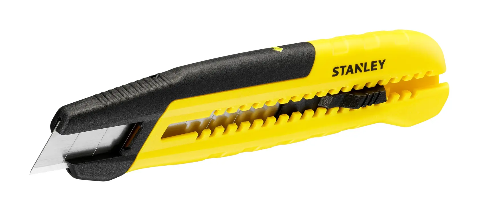Stanley Universalmesser STHT10489, STHT10489-0 gelb-schwarz Griff Seitenansicht, Fotokategorie.