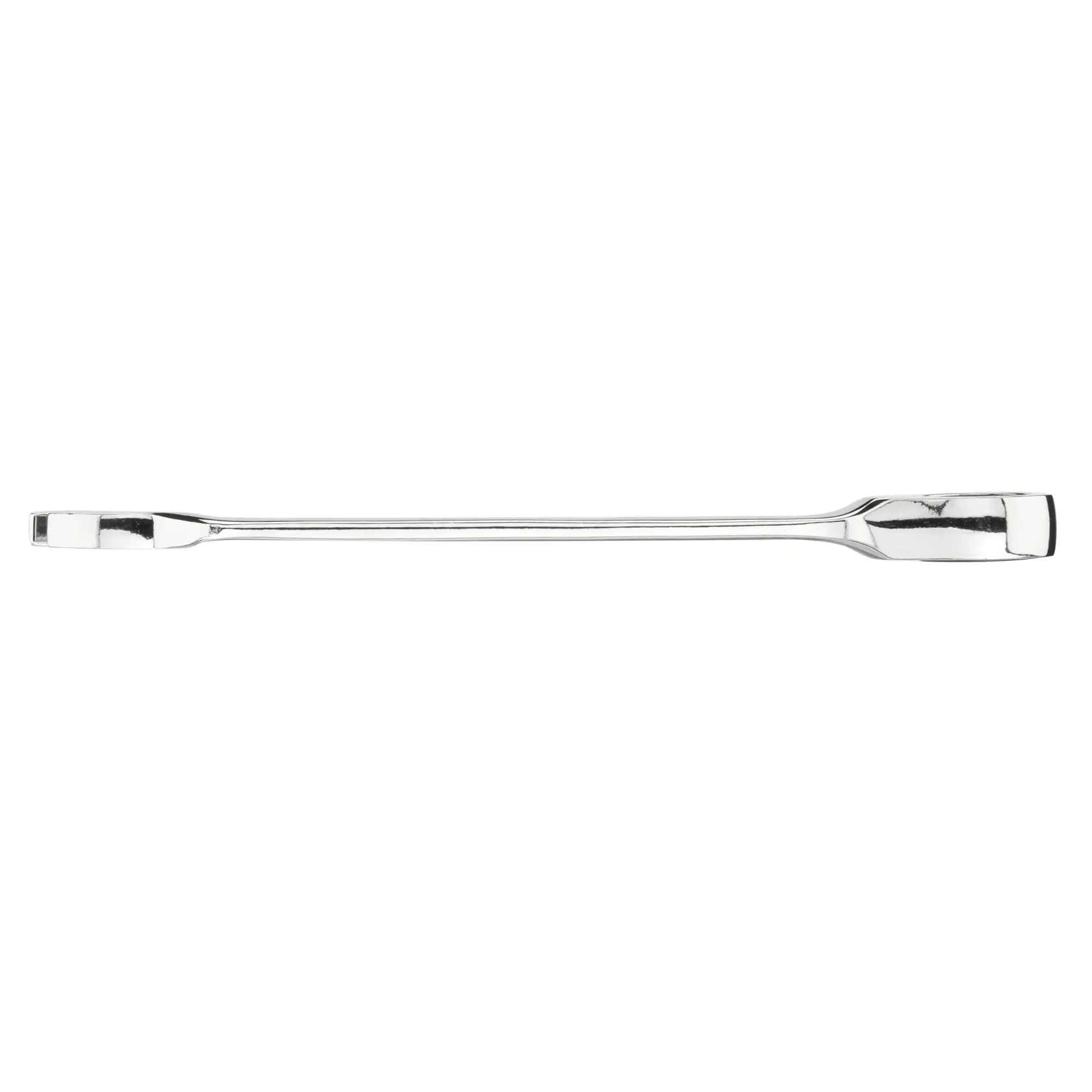STANLEY STMT89908-0 chrom Dual-Enden Brechstange, seitliche Fotografie auf weißem Hintergrund.