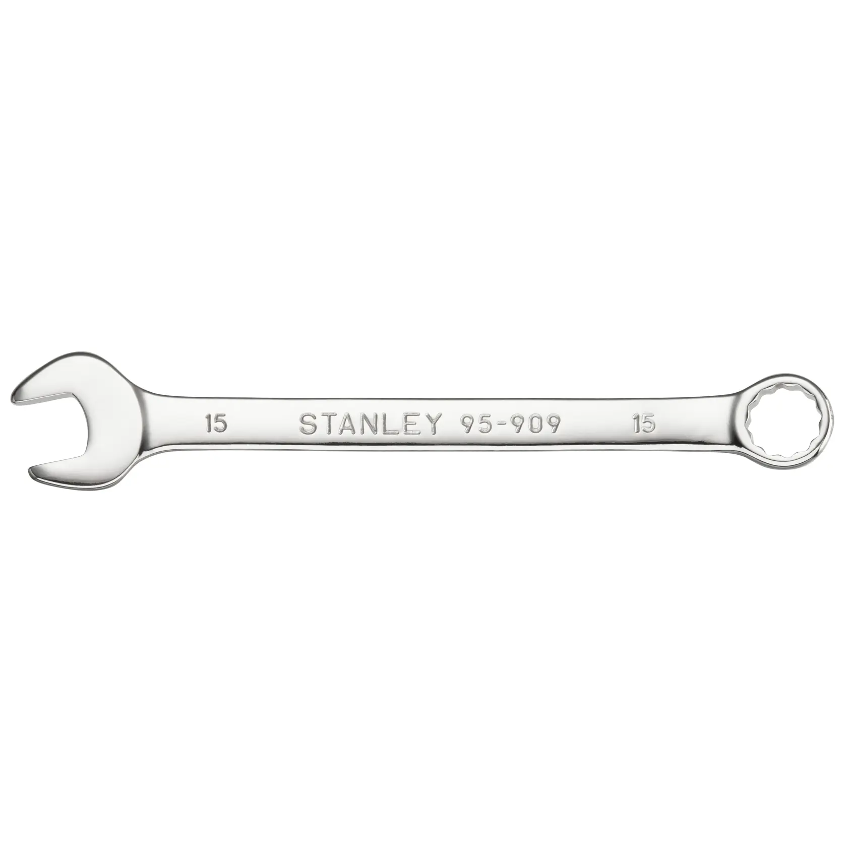 STANLEY STMT95909-0 Kombinationsschlüssel silber, Produktfoto auf weißem Hintergrund
