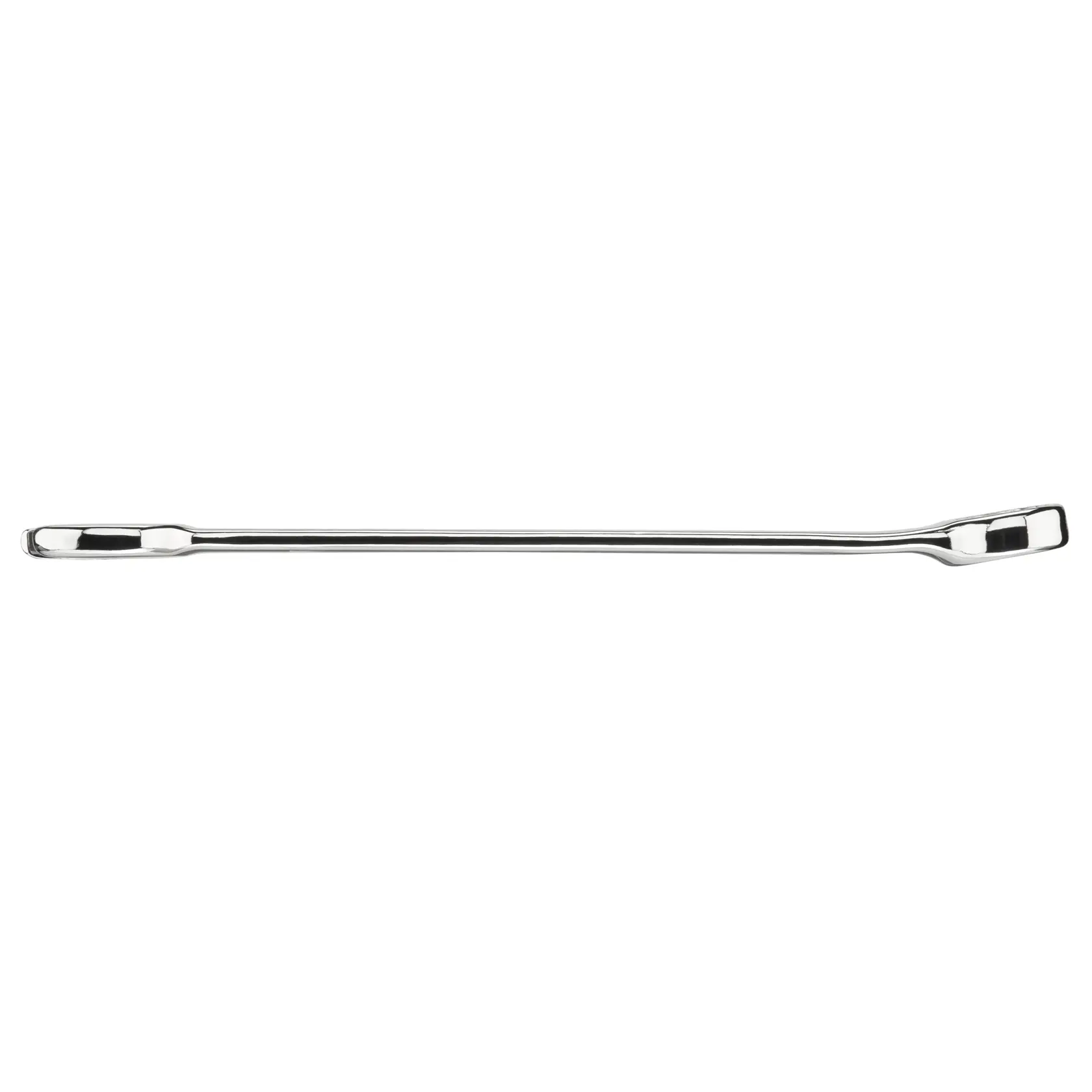 STANLEY STMT95909-0 Brechstange mit Chrom-Finish, gerade Ansicht auf weißem Hintergrund.