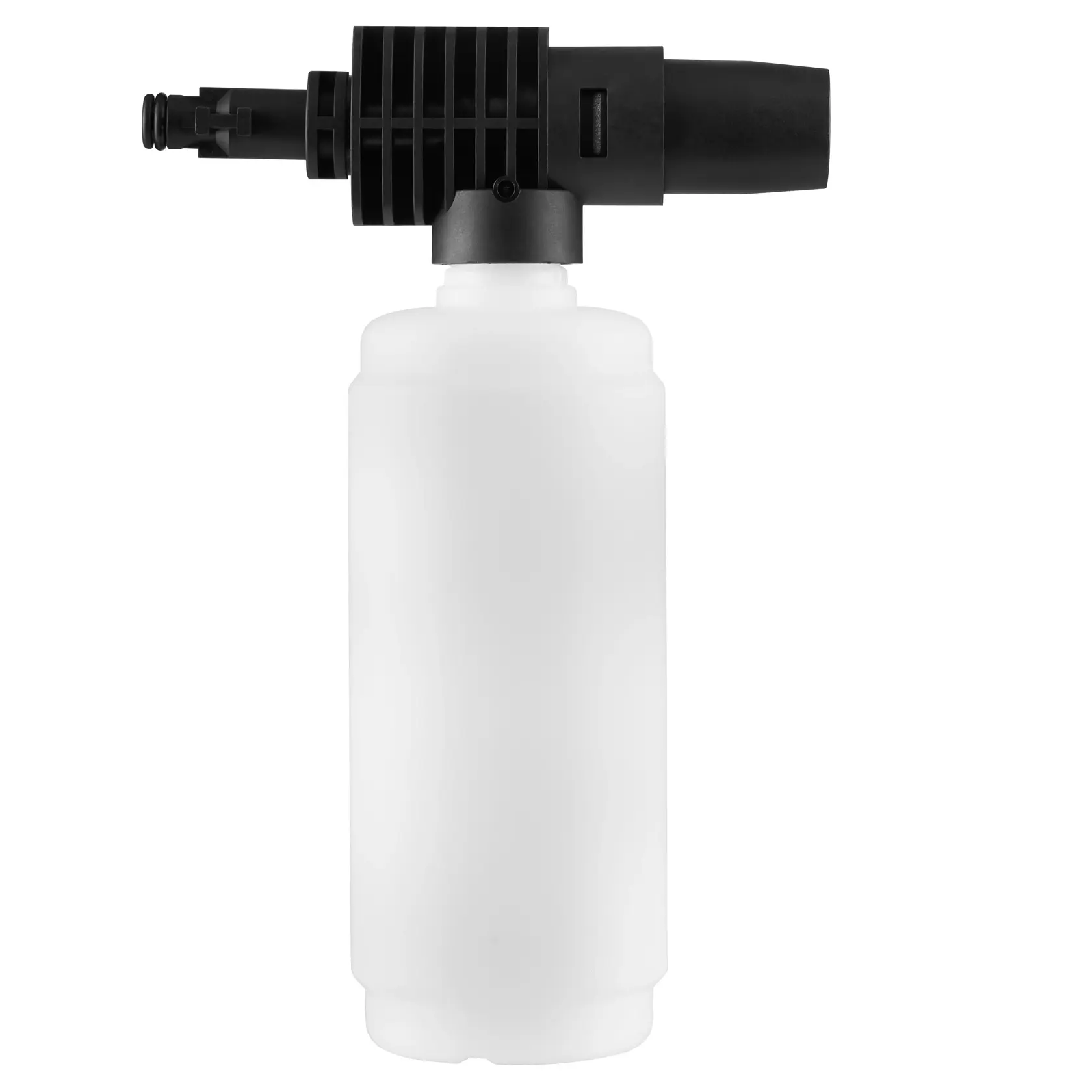 STANLEY STZSBSK3 Schaumsprühflasche mit schwarzem Düsenaufsatz, Vorderansicht auf weißem Hintergrund.